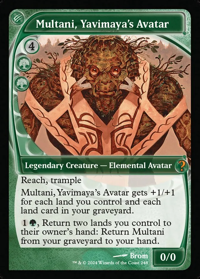 2024 Mystery Booster 2 Multani, Yavimaya's Avatar mythic #248 unlisted card image