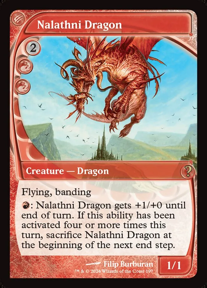 2024 Mystery Booster 2 Nalathni Dragon rare #197 unlisted card image