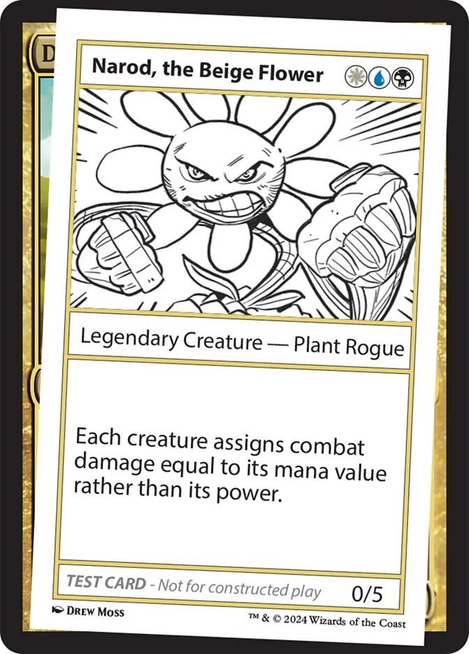 2024 Mystery Booster 2 Narod, the Beige Flower rare #599 unlisted card image