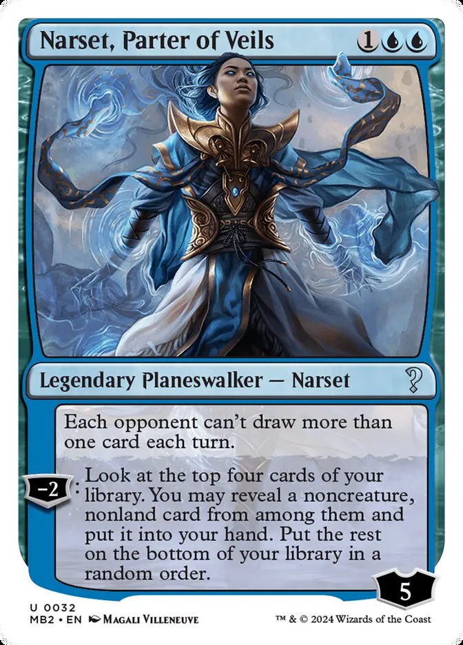 2024 Mystery Booster 2 Narset, Parter of Veils uncommon #32 unlisted card image