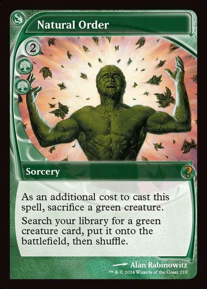 2024 Mystery Booster 2 Natural Order mythic #210 unlisted card image
