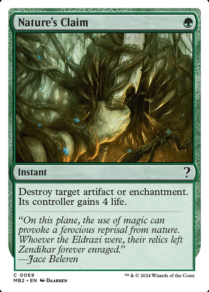 2024 Mystery Booster 2 Nature's Claim common #69 unlisted card image