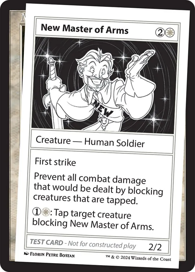 2024 Mystery Booster 2 New Master of Arms rare #520 unlisted card image