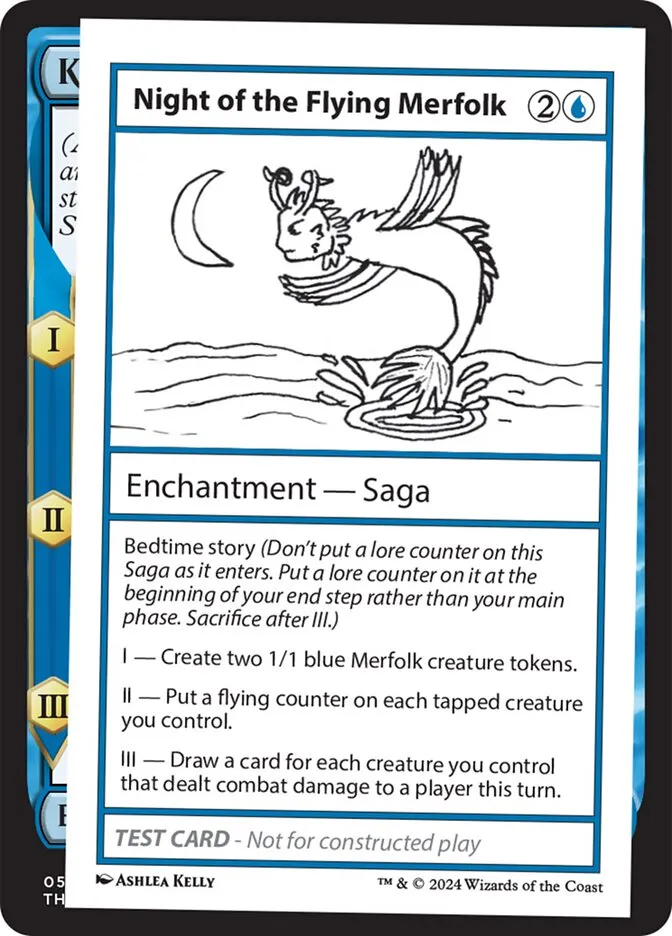 2024 Mystery Booster 2 Night of the Flying Merfolk rare #532 unlisted card image