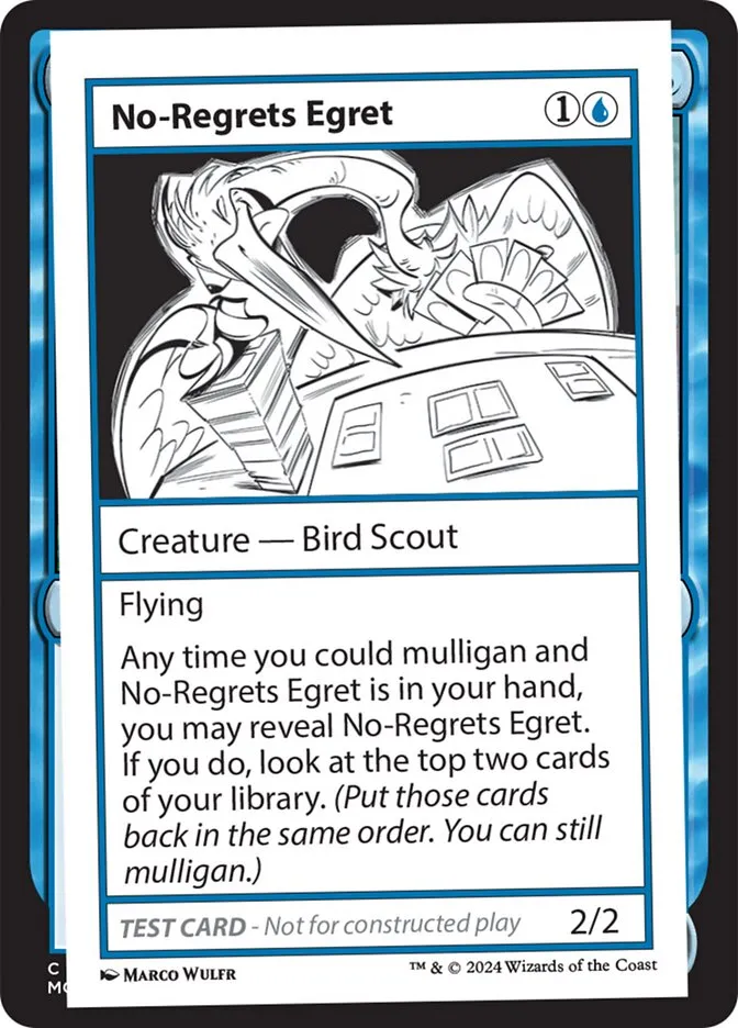 2024 Mystery Booster 2 No-Regrets Egret rare #533 unlisted card image