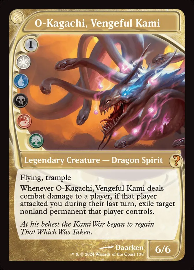 2024 Mystery Booster 2 O-Kagachi, Vengeful Kami mythic #138 unlisted card image
