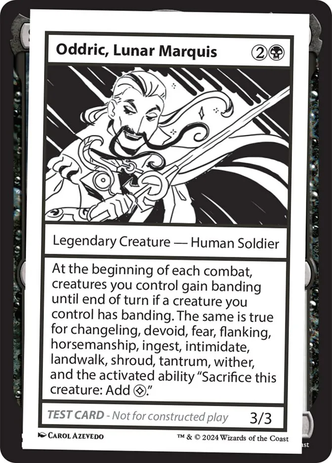 2024 Mystery Booster 2 Oddric, Lunar Marquis rare #551 unlisted card image