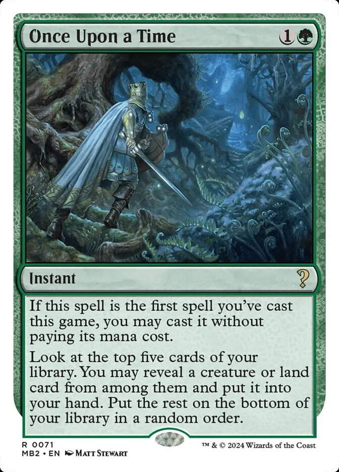 2024 Mystery Booster 2 Once Upon a Time rare #71 unlisted card image