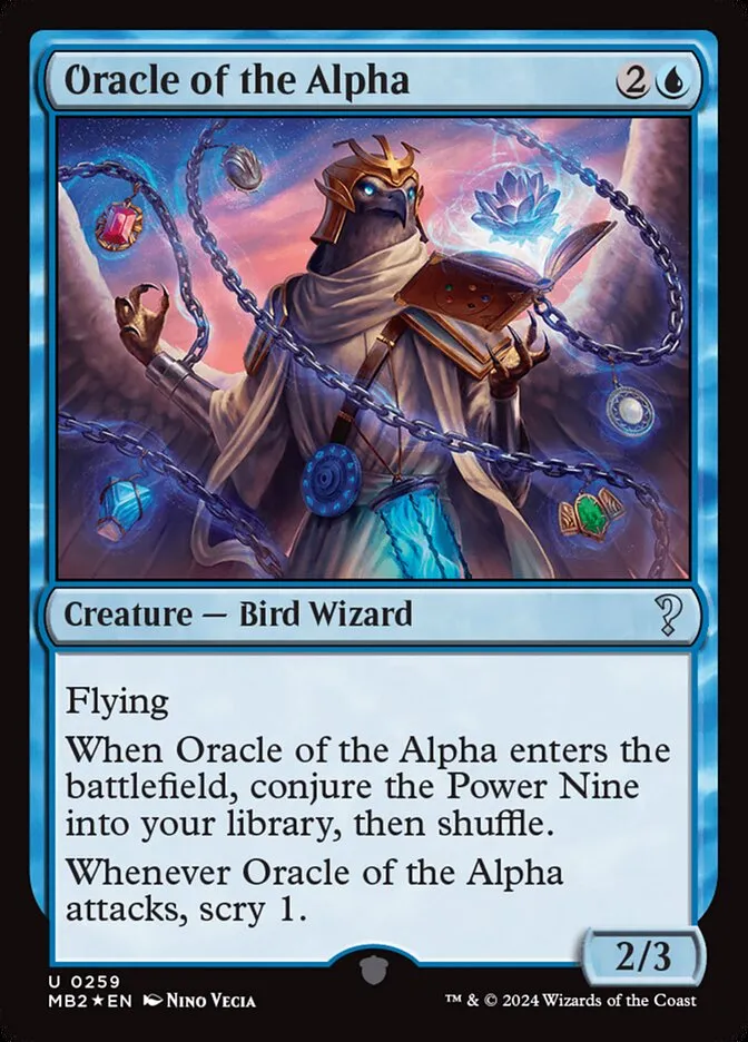 2024 Mystery Booster 2 Oracle of the Alpha uncommon #259 unlisted card image