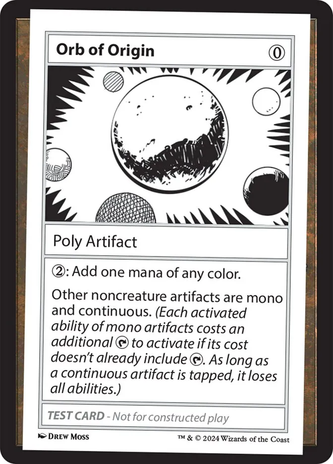 2024 Mystery Booster 2 Orb of Origin rare #609 unlisted card image