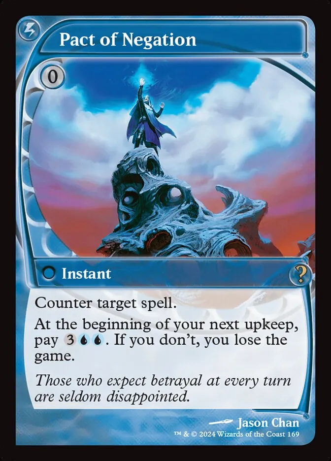 2024 Mystery Booster 2 Pact of Negation rare #169 unlisted card image