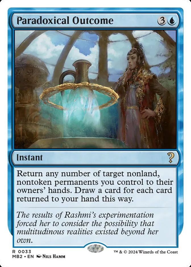 2024 Mystery Booster 2 Paradoxical Outcome rare #33 unlisted card image