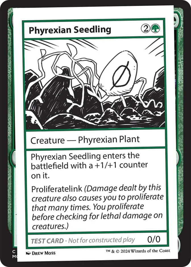 2024 Mystery Booster 2 Phyrexian Seedling rare #581 unlisted card image