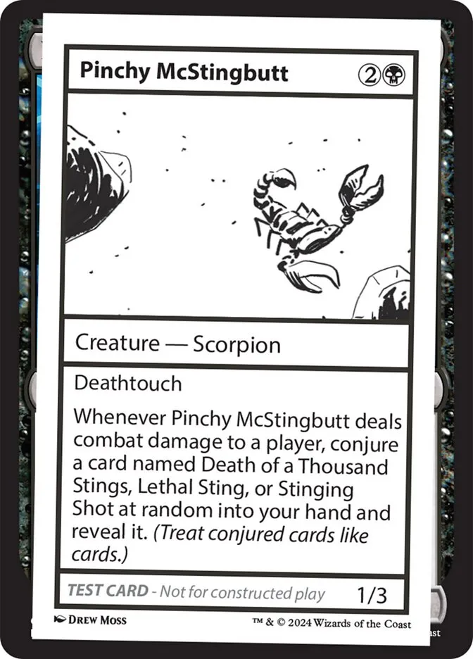 2024 Mystery Booster 2 Pinchy McStingbutt rare #552 unlisted card image