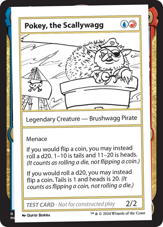 2024 Mystery Booster 2 Pokey, the Scallywagg rare #600 unlisted card image