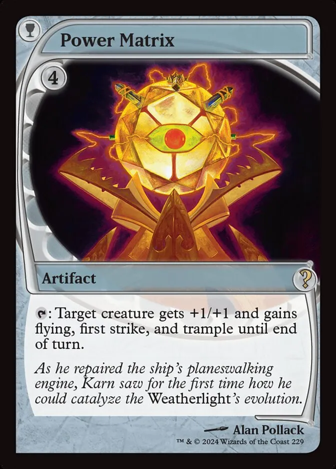 2024 Mystery Booster 2 Power Matrix rare #229 unlisted card image