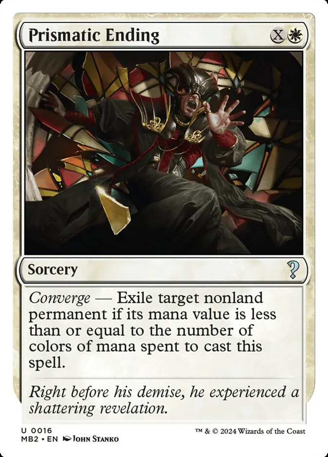 2024 Mystery Booster 2 Prismatic Ending uncommon #16 unlisted card image