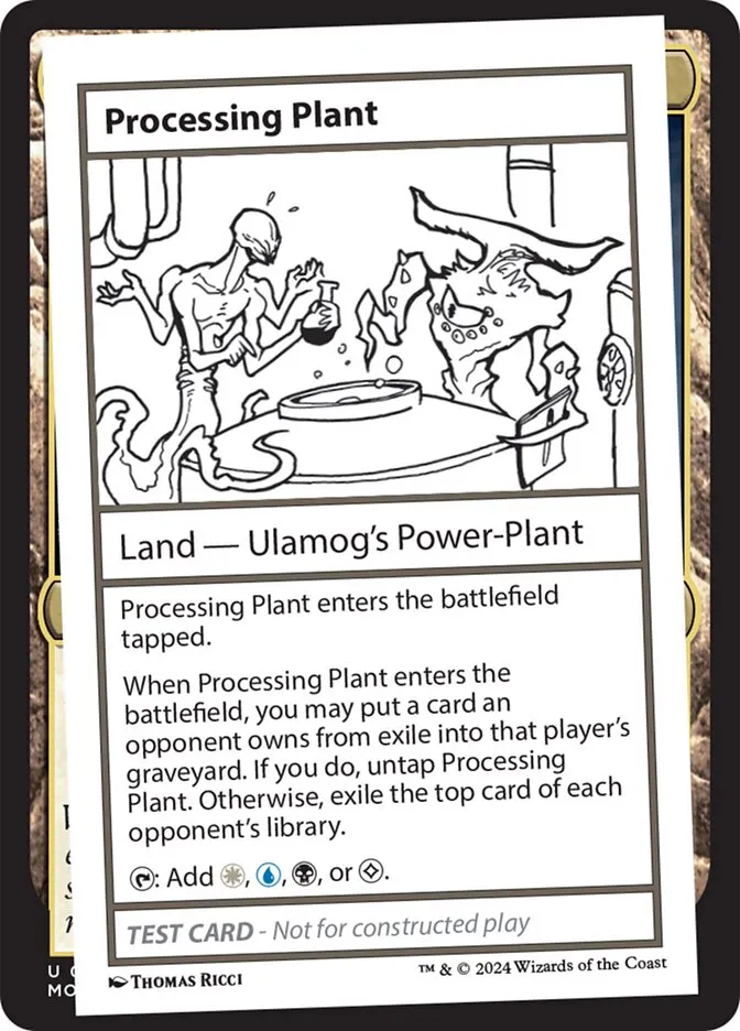 2024 Mystery Booster 2 Processing Plant rare #617 unlisted card image