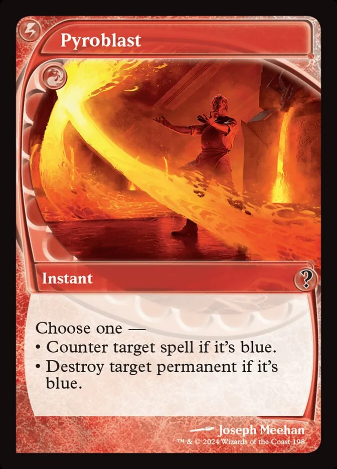 2024 Mystery Booster 2 Pyroblast common #198 unlisted card image