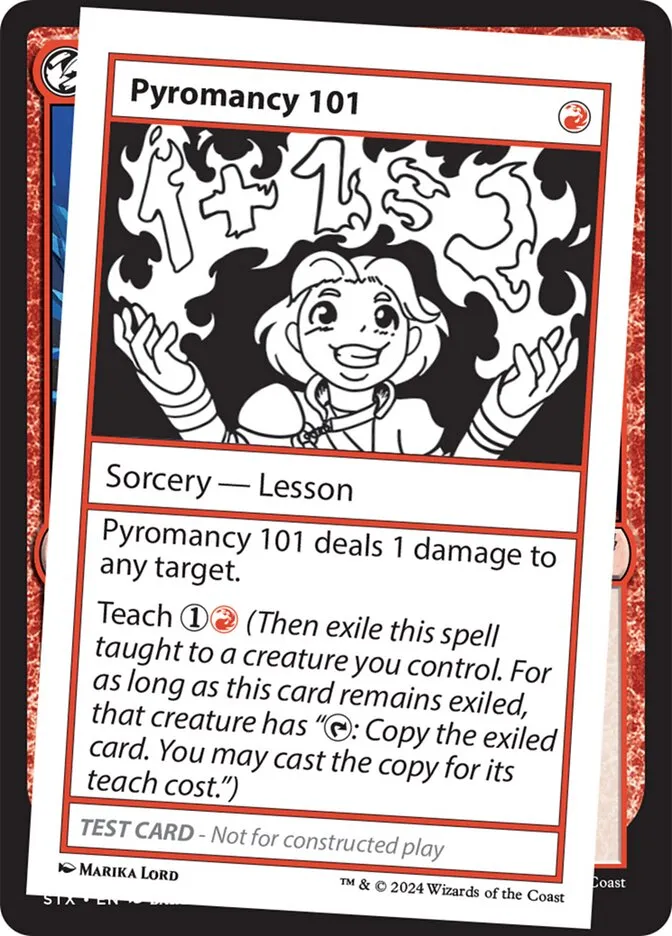 2024 Mystery Booster 2 Pyromancy 101 rare #566 unlisted card image