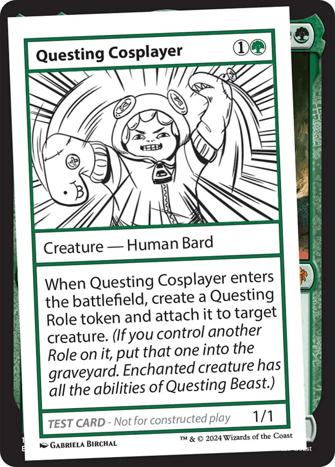 2024 Mystery Booster 2 Questing Cosplayer rare #583 unlisted card image