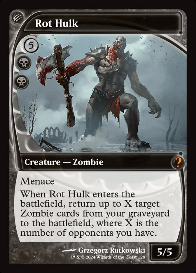 2024 Mystery Booster 2 Rot Hulk mythic #128 unlisted card image