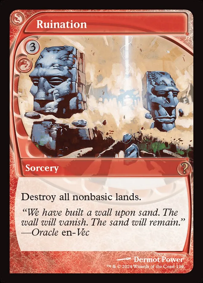 2024 Mystery Booster 2 Ruination rare #199 unlisted card image