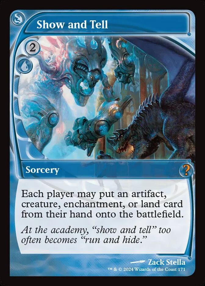 2024 Mystery Booster 2 Show and Tell mythic #171 unlisted card image
