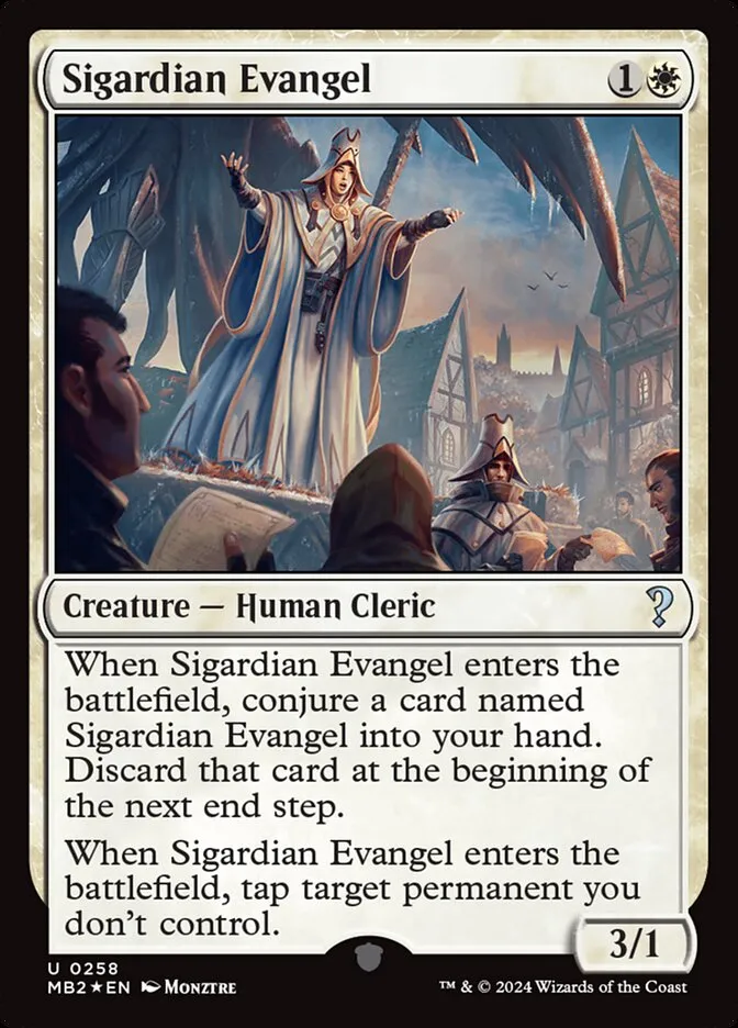 2024 Mystery Booster 2 Sigardian Evangel uncommon #258 unlisted card image