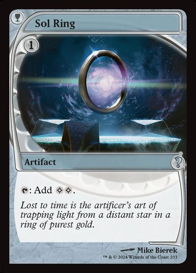 2024 Mystery Booster 2 Sol Ring uncommon #233 unlisted card image