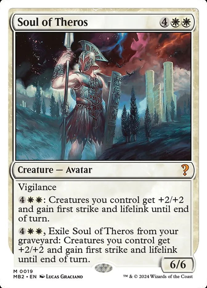 2024 Mystery Booster 2 Soul of Theros mythic #19 unlisted card image