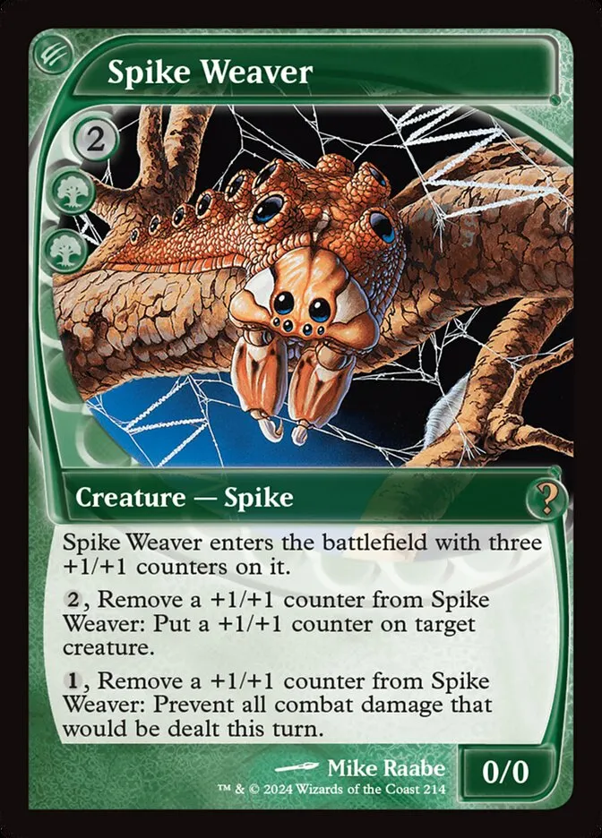 2024 Mystery Booster 2 Spike Weaver rare #214 unlisted card image