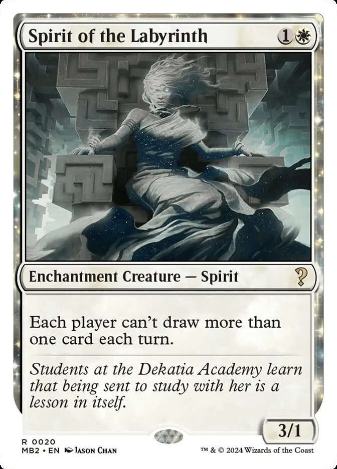 2024 Mystery Booster 2 Spirit of the Labyrinth rare #20 unlisted card image