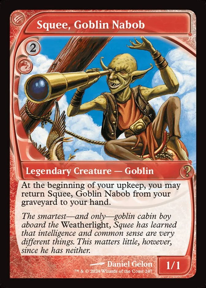 2024 Mystery Booster 2 Squee, Goblin Nabob rare #247 unlisted card image