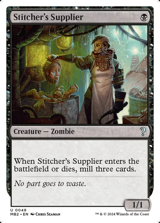 2024 Mystery Booster 2 Stitcher's Supplier uncommon #48 unlisted card image