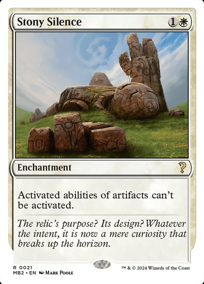 2024 Mystery Booster 2 Stony Silence rare #21 unlisted card image