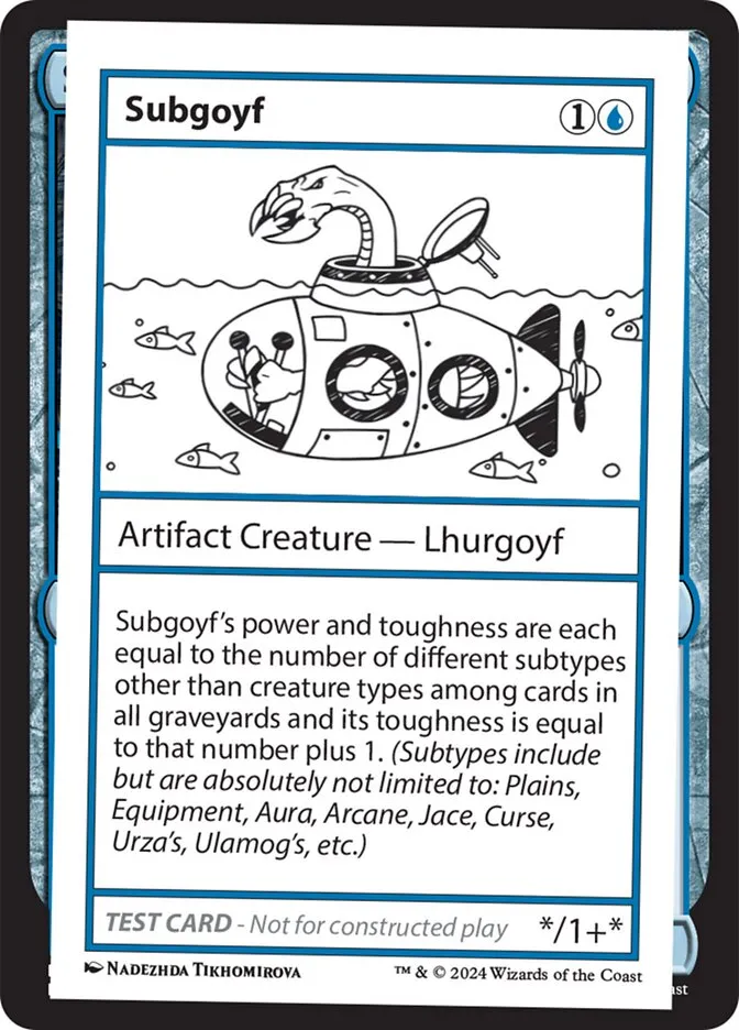 2024 Mystery Booster 2 Subgoyf rare #536 unlisted card image