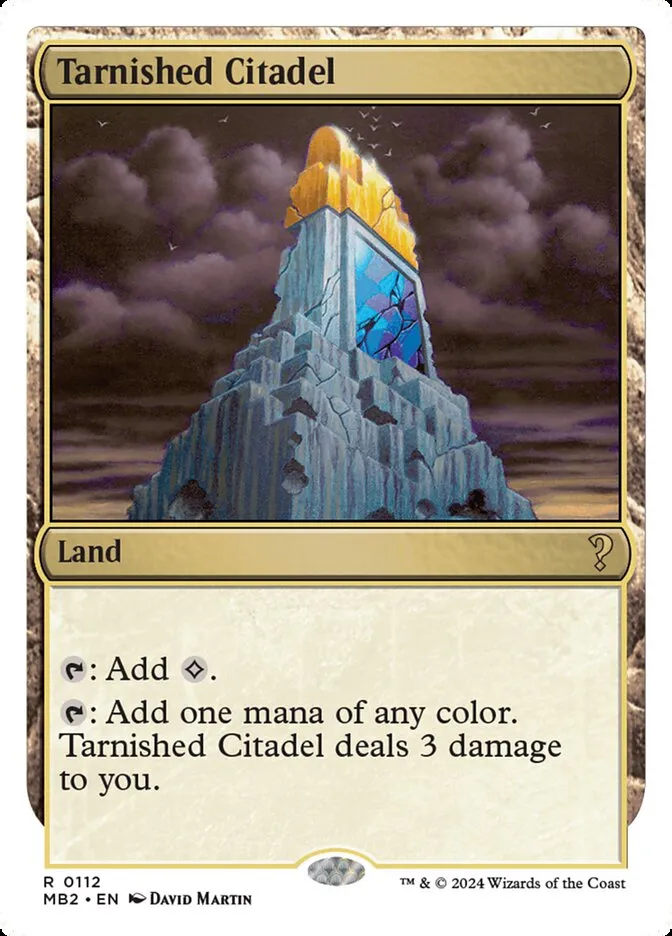 2024 Mystery Booster 2 Tarnished Citadel rare #112 unlisted card image