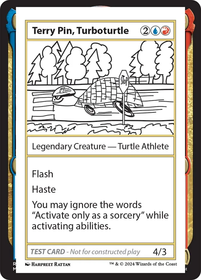 2024 Mystery Booster 2 Terry Pin, Turboturtle rare #603 unlisted card image