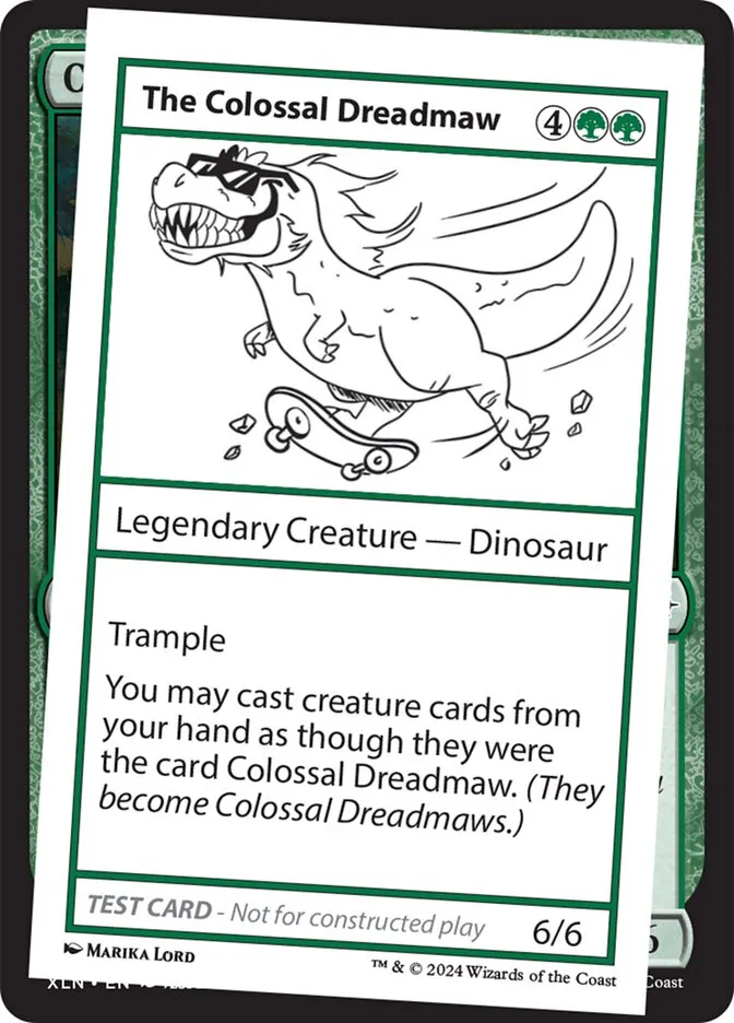 2024 Mystery Booster 2 The Colossal Dreadmaw rare #573 unlisted card image