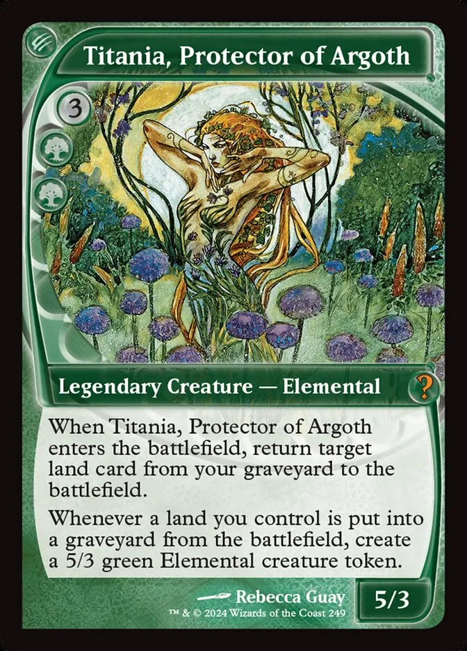 2024 Mystery Booster 2 Titania, Protector of Argoth mythic #249 unlisted card image