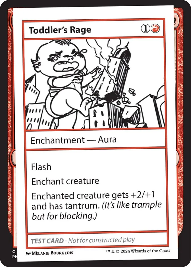 2024 Mystery Booster 2 Toddler's Rage rare #568 unlisted card image