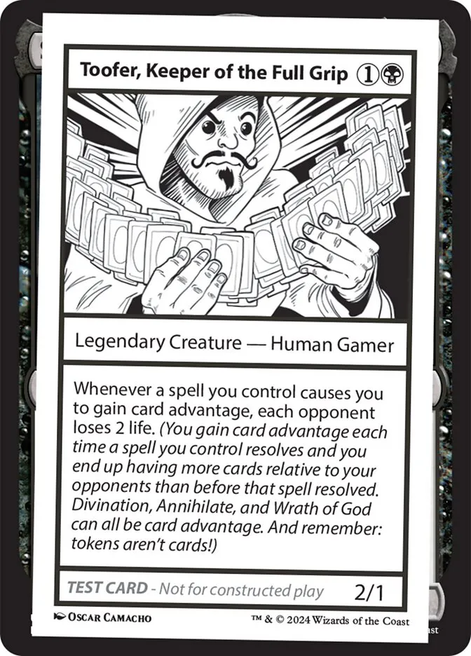 2024 Mystery Booster 2 Toofer, Keeper of the Full Grip rare #554 unlisted card image