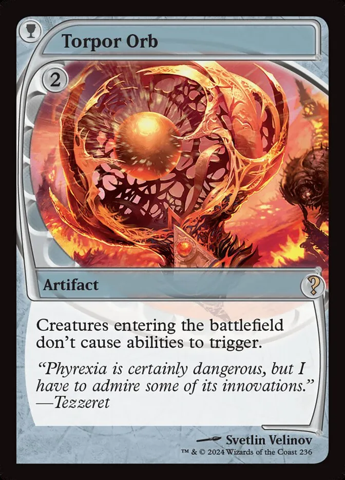 2024 Mystery Booster 2 Torpor Orb rare #236 unlisted card image