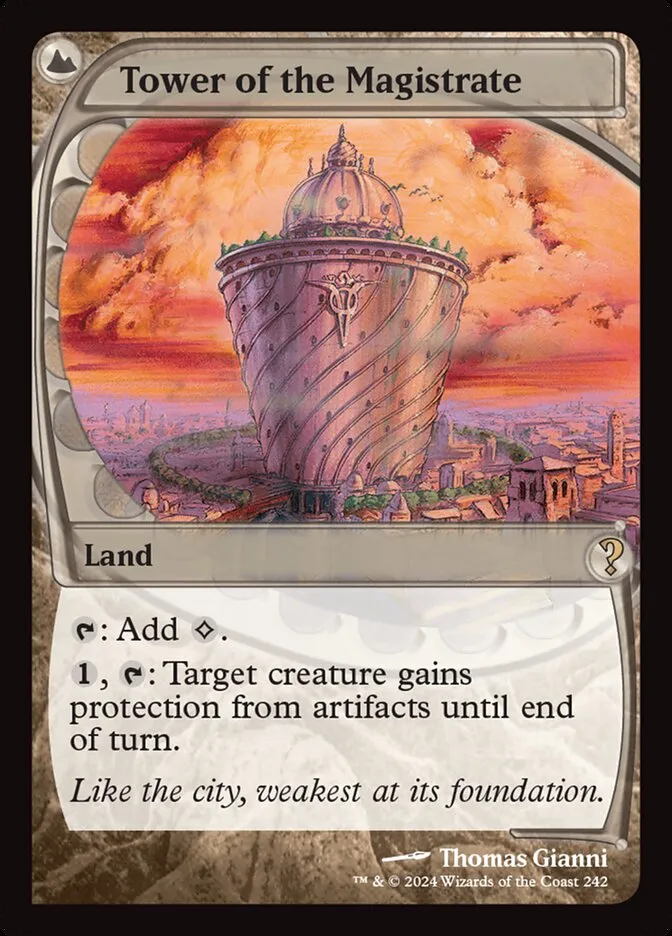 2024 Mystery Booster 2 Tower of the Magistrate rare #242 unlisted card image