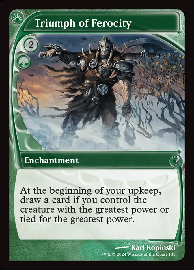 2024 Mystery Booster 2 Triumph of Ferocity uncommon #135 unlisted card image