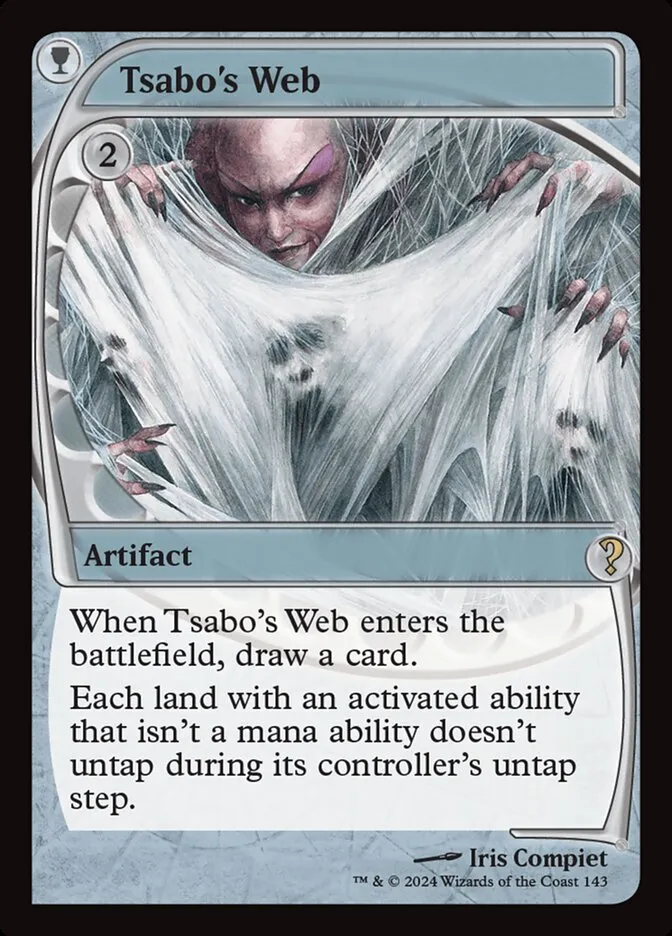 2024 Mystery Booster 2 Tsabo's Web rare #143 unlisted card image