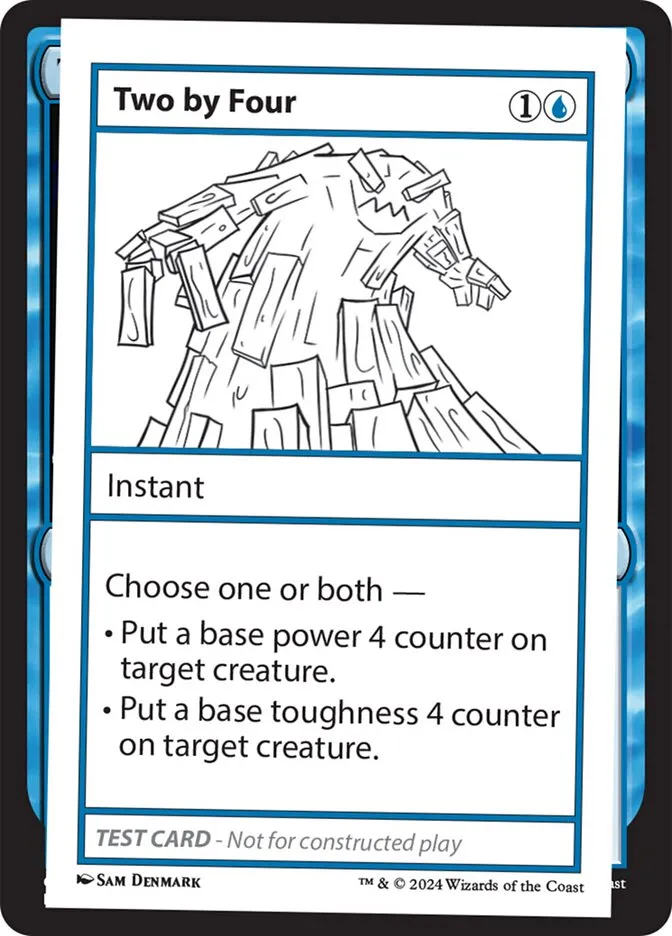 2024 Mystery Booster 2 Two by Four rare #538 unlisted card image