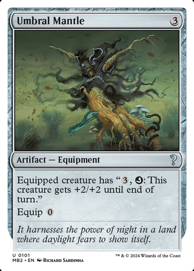2024 Mystery Booster 2 Umbral Mantle uncommon #101 unlisted card image
