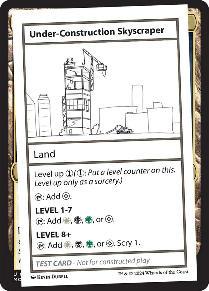 2024 Mystery Booster 2 Under-Construction Skyscraper rare #620 unlisted card image
